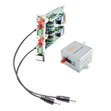 2 CHANNEL VIDEO ONLY TRANSMITTER, 2 MM FIBRE ST, BOX